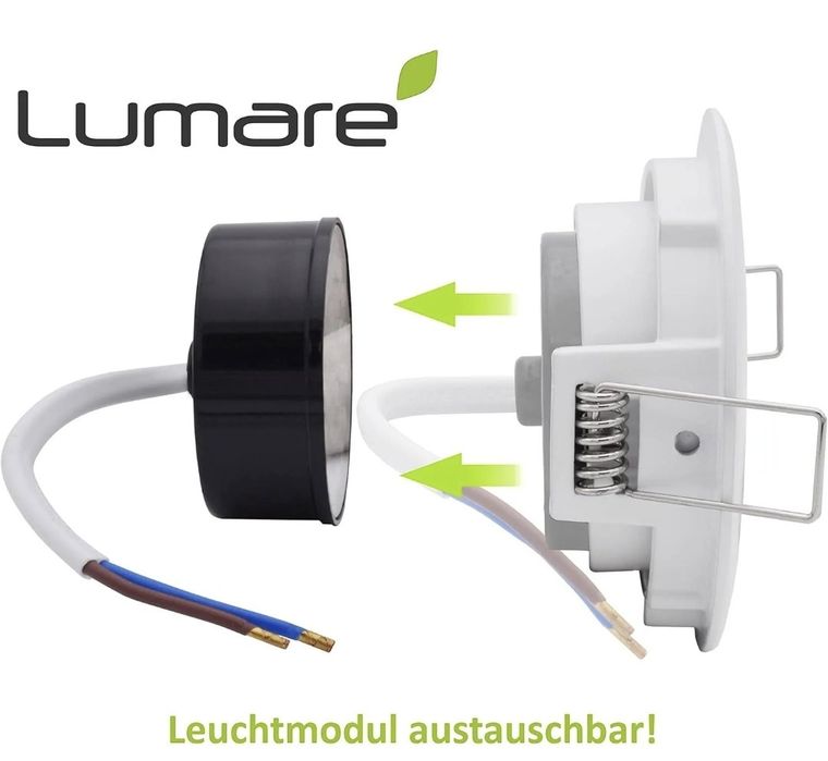 LED wpuszczany Spot 4W 83x83mm IP44 2700K 9 szt.