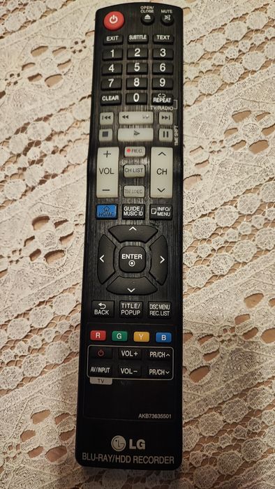 Pilot LG Blu-Ray/HDD Recorder