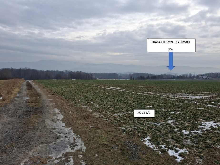 DO NEGOCJACJI_131 zł/m²_PRODUKCYJNO-USŁUGOWA_0.70 ha(S52 Bielsko - B.)