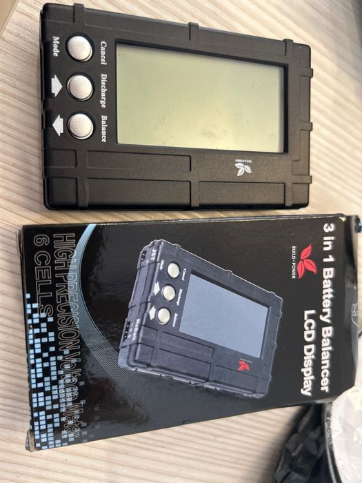 3-в-1 Балансир / Тестер / Розрядник Li-Po 2–6S, Вимірювання напруги,