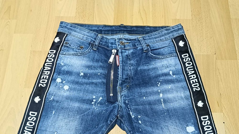 Męskie krótkie spodnie jeansowe DSQUARED2 r.M(48) stan bardzo dobry