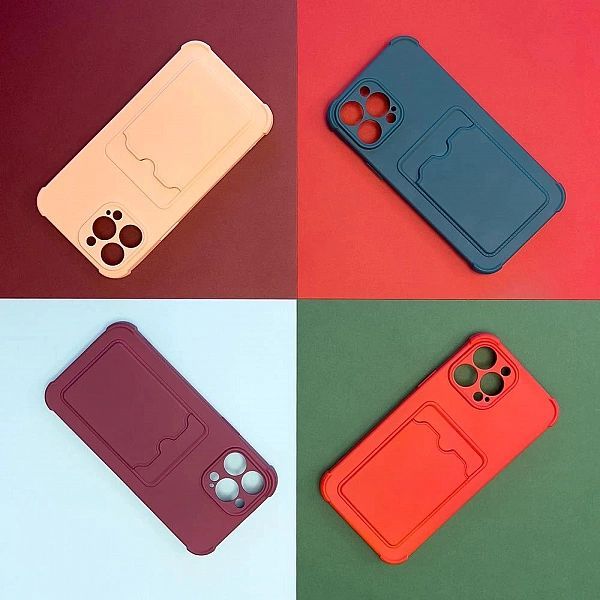 Card Armor Case etui pokrowiec do iPhone 13 mini portfel na kartę sili