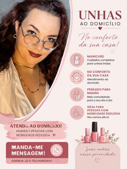Unhas ao domicilio