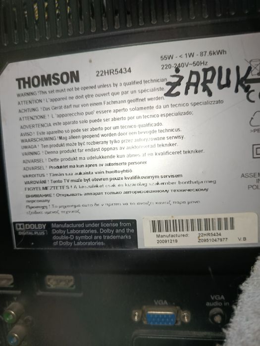 Telewizor Thomson 22c