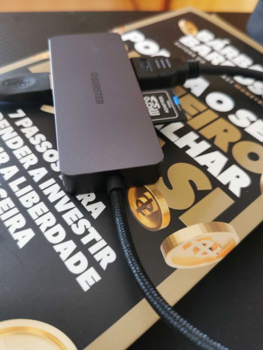 HUB USB-C 6 em 1 para Macbook e Windows