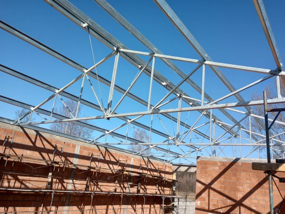 Kratownice, bindry, hala, wiata,konstrukcje dachowe, stalowe