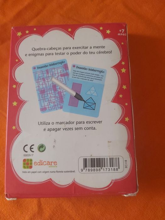 50 quebra cabeças edicare cartas
