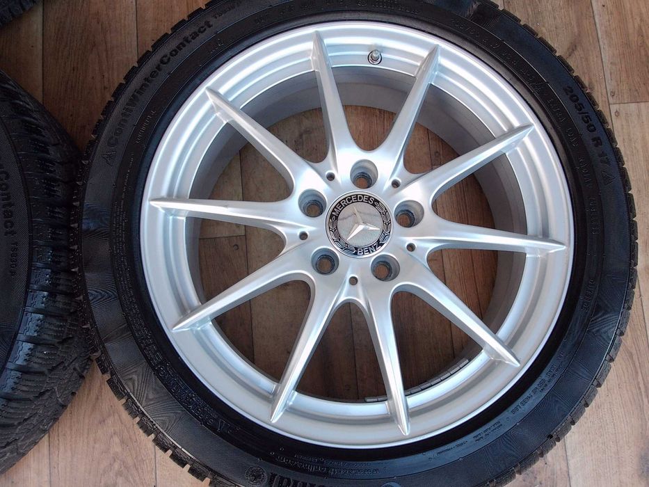Felgi Mercedes A B C CLA Vito Viano VW Skoda Seat 17 5x112 ET49 ładne!
