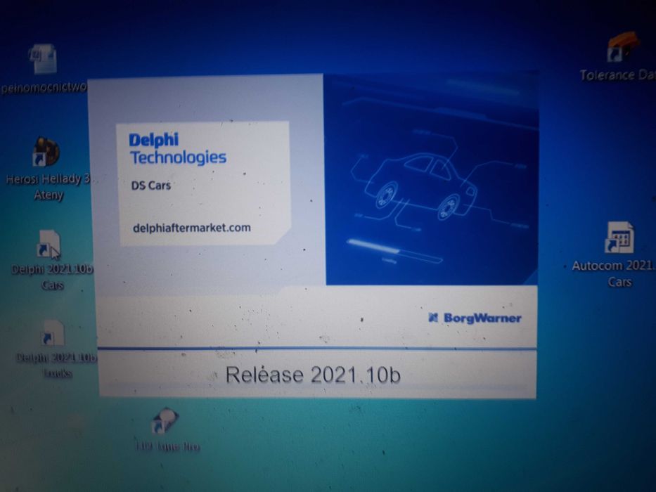 Dysk HDD 160 GB + Delphi Autocom 2021