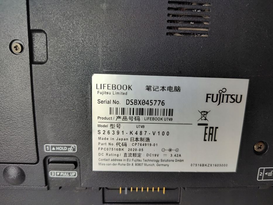 Fujitsu LifeBook U749 14,0" Core i5-8gen 0 GB