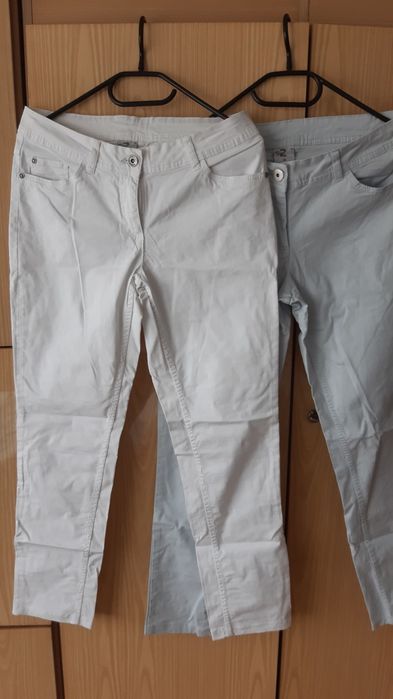 2 pary-Spodnie damskie letnie r.38