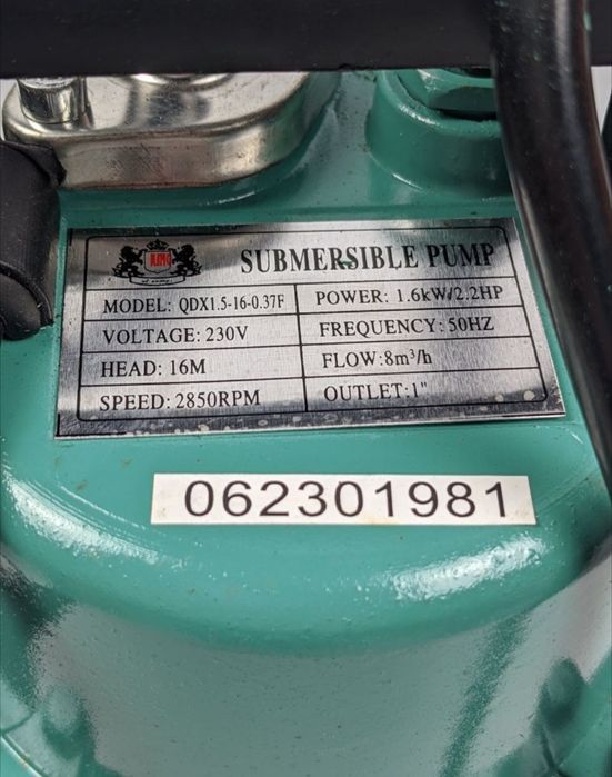 Комплект насос и шланг 10 м. Для канализации и септика.