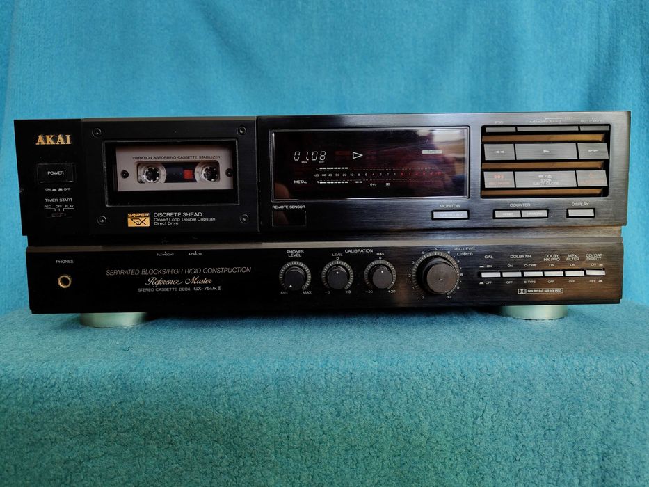 Magnetofon Akai GX-75 mkII - Czytać opis