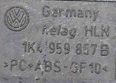 Comando / Botão / Interruptor Vidros Frente Esquerdo 1k4959857b - VW GOLF V