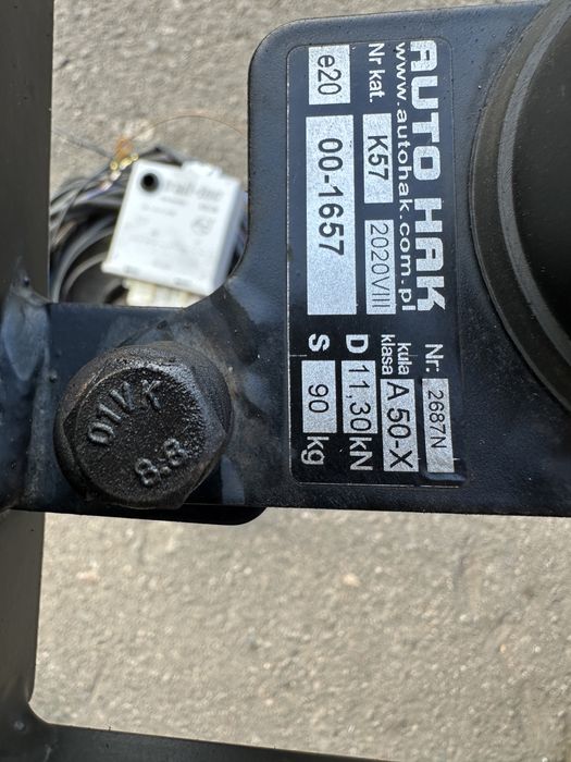 Форкоп фаркоп вольсваген пассат b6 b7 vw passat B6 B7 2005/2014 рік