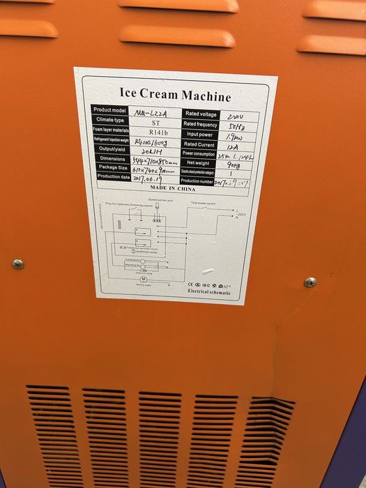 Maquina de gelado