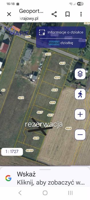 Działka budowlana.