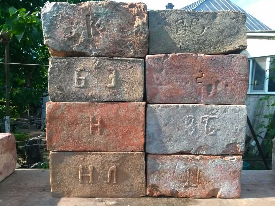 Старинный кирпич 150 шт. Старовинна цегла.Декор Стиль лофт. Дизайн