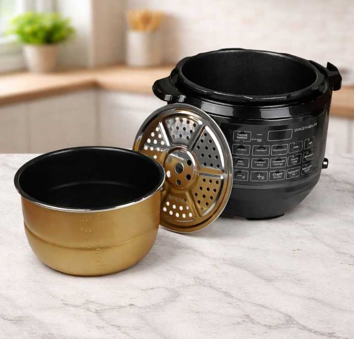 Мультиварка-скороварка Grunhelm 5л мультиварка с давлением 10 программ