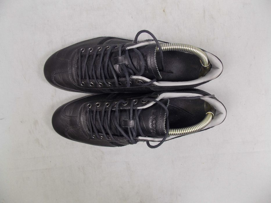 Lacoste 11941 Mens Black Leather