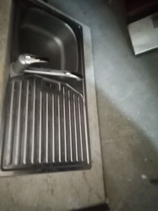 Zlewozmywak metalowy + bateria