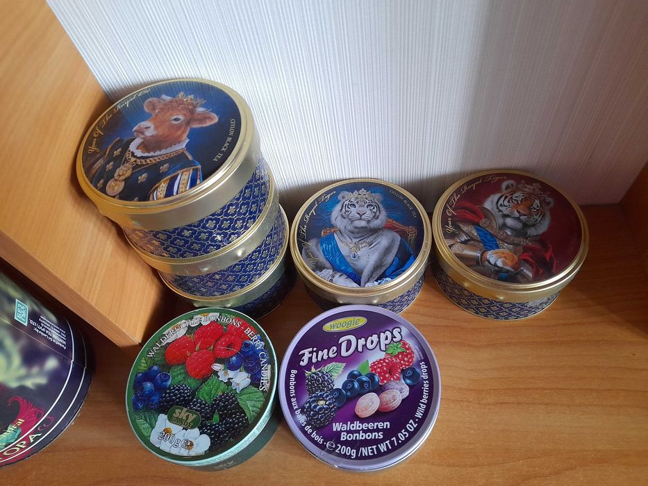 коробки от кофе и чая