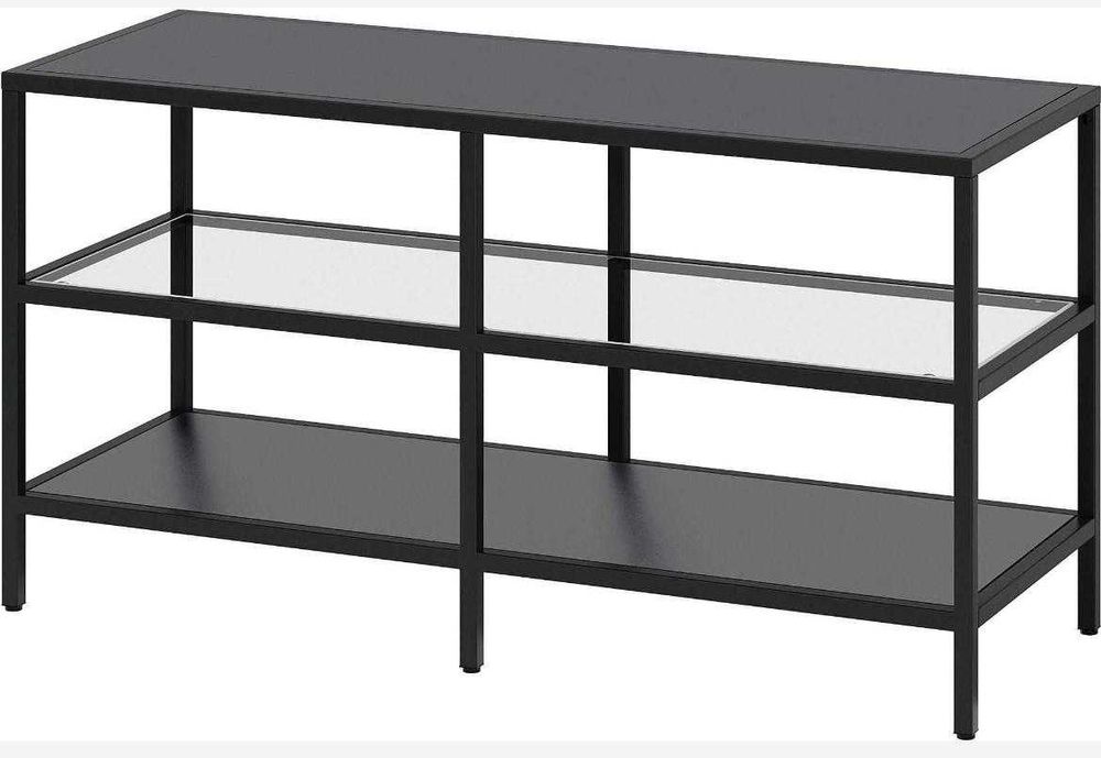 Regał RTV VITTSJÖ Ikea czarny