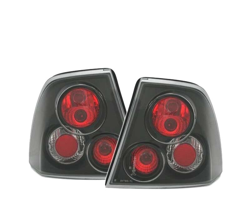FAROLINS TRASEIROS OPEL VECTRA B 95-98 PRETO