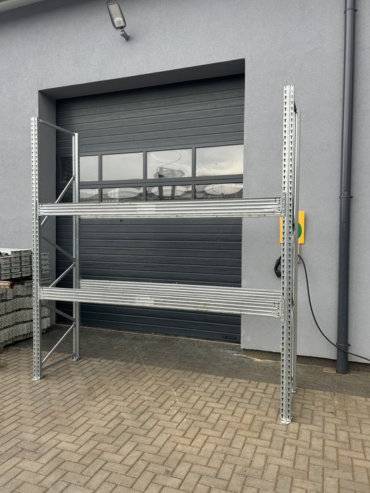 Regal regał do garażu metalsistem H300cm ocynkowany głębokość 80cm