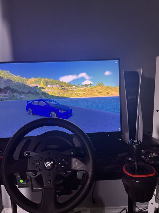 Thrustmaster T300RS GT + TH8S Shifter – Muito Novo + Garantia