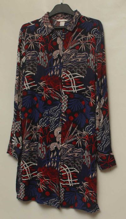H&M Eur36  US6 M рубашка-платице из вискозы