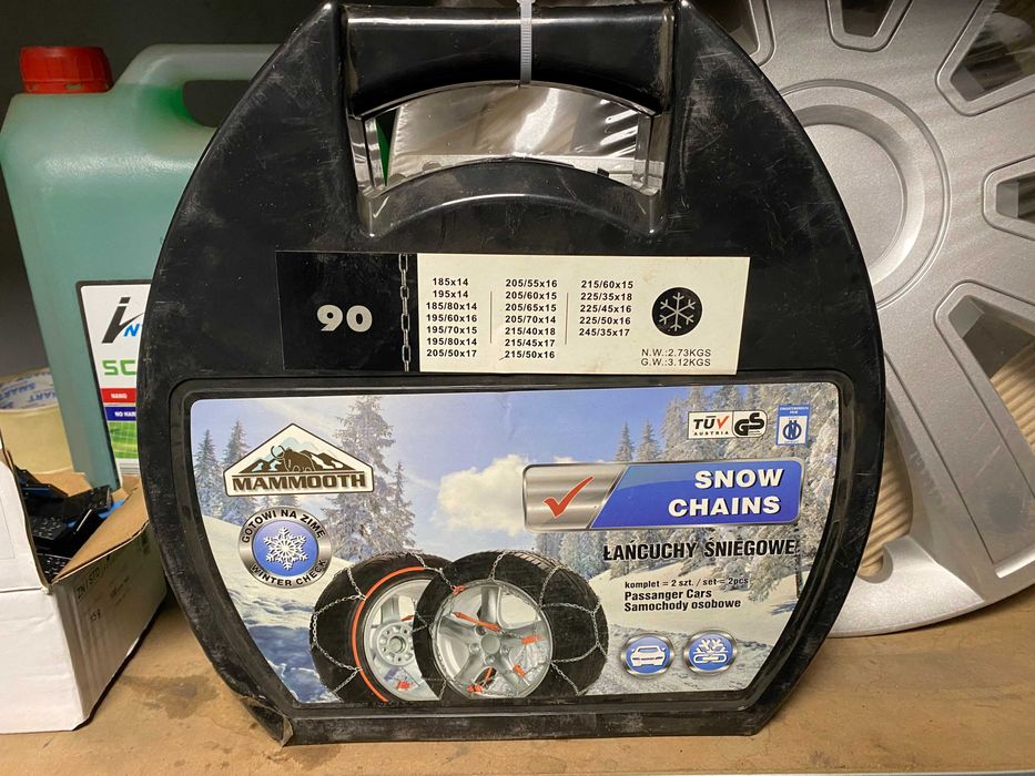 Łańcuchy śniegowe 205/55R16 205/50R17 215/45R17 185/80R14