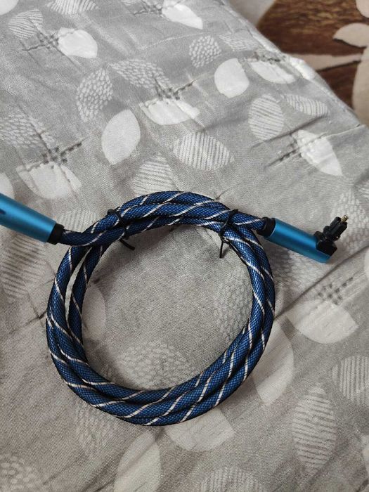 EMK 90 stopni cyfrowy optyczny przewód Audio 5.1 kątowy kabel Toslin