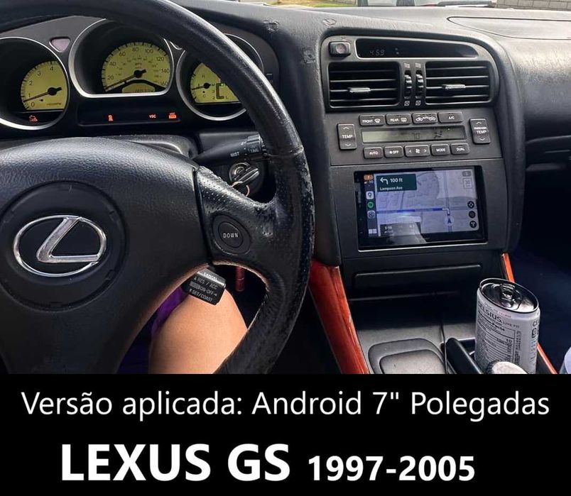 (NOVO) Rádio 2DIN • LEXUS IS / GS • Android • GPS • is200 is220 is300