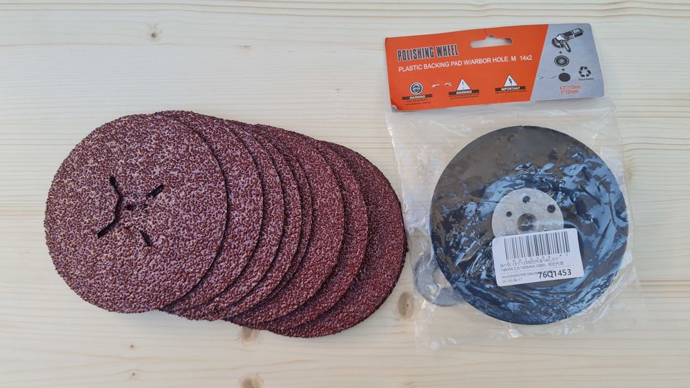 10 discos 3M e base 125mm para aparar cascos cavalos