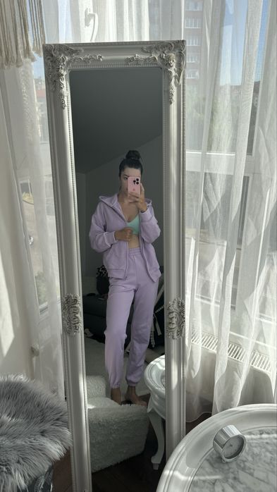 Костюм прогулянковий бузковий/лавандовий