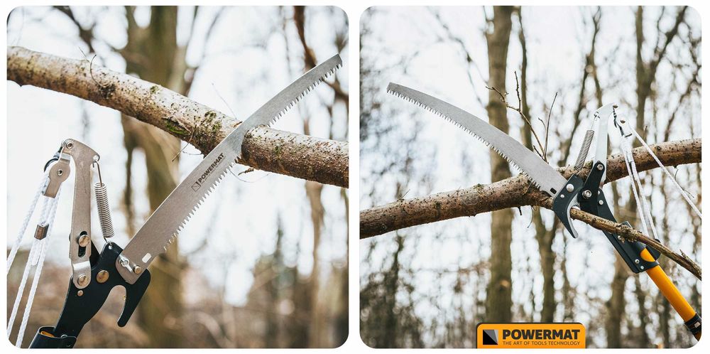 Sekator ogrodowy teleskopowy wysięgnik piła 2w1 PM-SKTT-2.4T