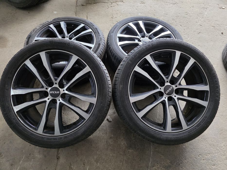 Felgi aluminiowe OXXO 5x100 ET 39 7jx17 Opony 225/45r17