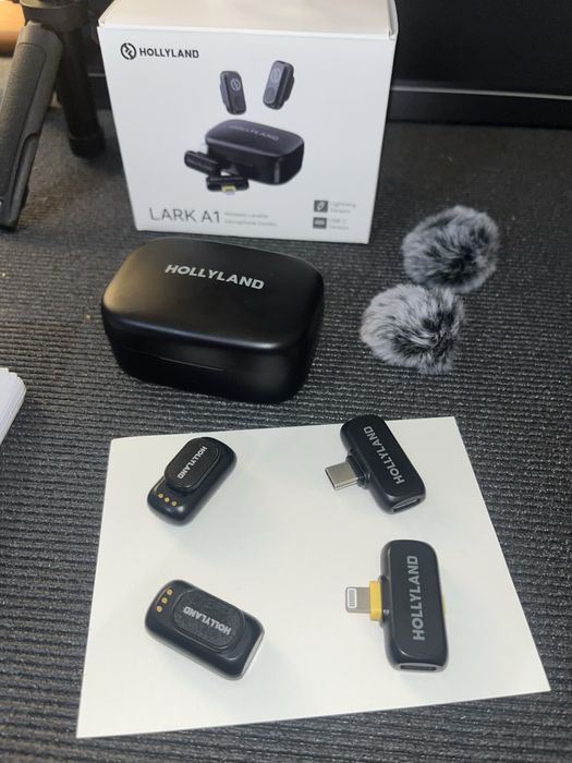 Microfone Hollyland Lark A1 para Telemoveis