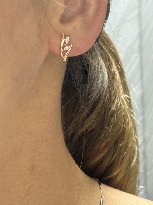 Золотые   сережки