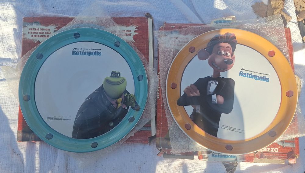 Pratos Coleccionáveis Ratónpolis - Telepizza