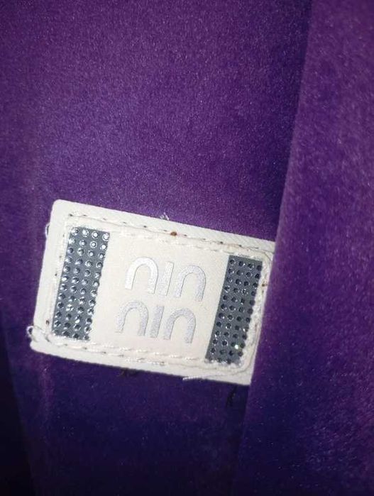 Welurowe dresy Fiolet 44 -46