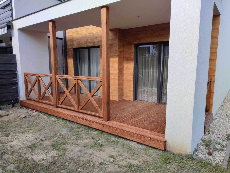 : Deska na Taras Modrzew – Do Pensjonatu / Domu – Busko