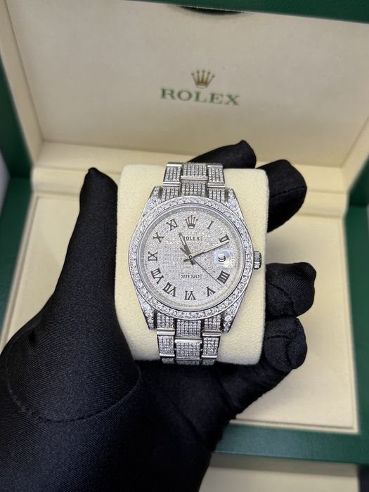 Rolex datejust 41mm iced out