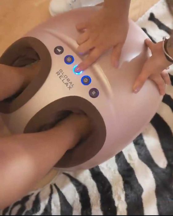 Pressoterapia de pés