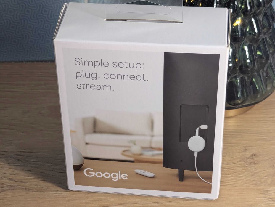 ТВ приставка Медиа проигрыватель Chromecast Google TV 4K модель GZRNL