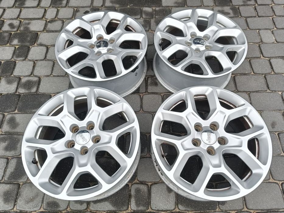 Felgi17 5*110 oryg Jeep Compas czujniki stan bdb kpl