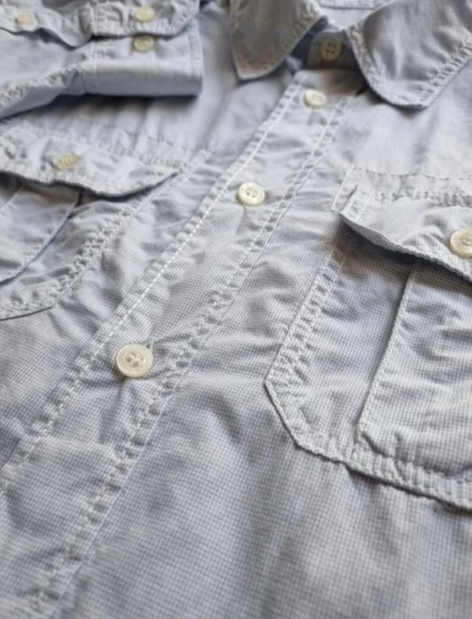 Серая рубашка на мальчика h&m 10 11 лет