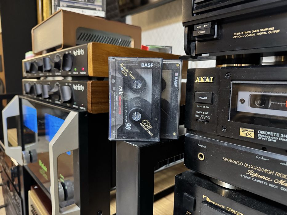 Italo Disco Collection kaseta Basf Chrom Extra,Nakamichi Dragon,studio