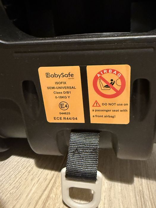 Fotelik samochodowy BabySafe Rhodesian 0-18kg Isofix
